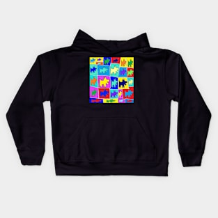 puppy Pop Art 1 Kids Hoodie